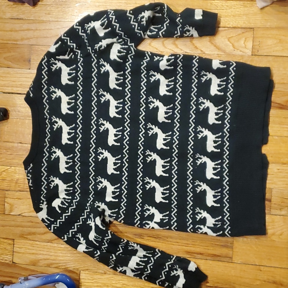 3/$15 sale Reindeer sweater - Picture 3 of 3